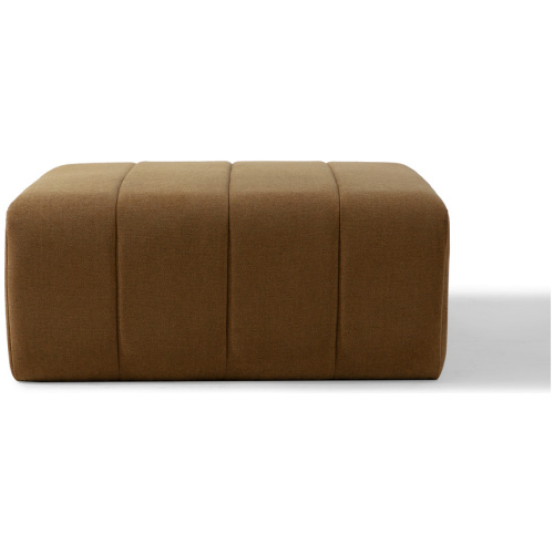 Cooper 36" Fabric Ottoman, Cumin