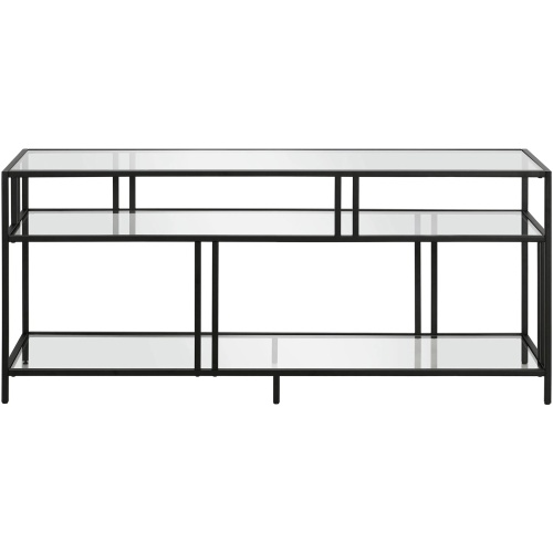 Cortland TV Stand with Glass Shelves