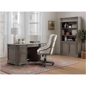 Crystal Falls 3-pc. Excutive Desk Home Office Set