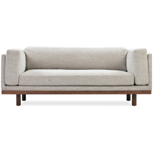 Dane 79" Fabric Sofa, Hessian Flecked