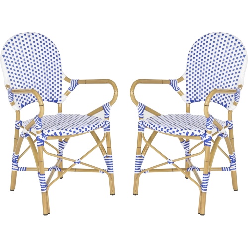Dario Outdoor Stacking Arm Chair -Set of 2
