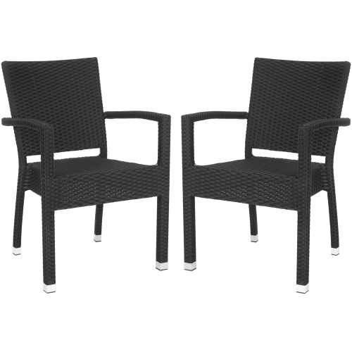 Darryl Outdoor Stacking Arm Chair - Set of 2