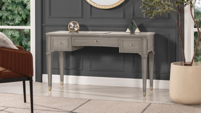 "Dauphin 55" Executive Desk", Gray