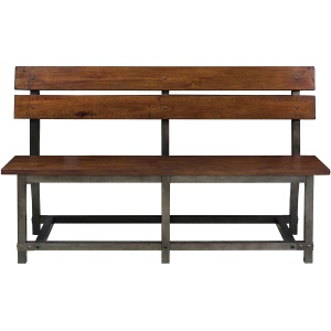 Dayton Dining Room Bench With Back