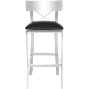 Denis Cross-Back Bar Stool