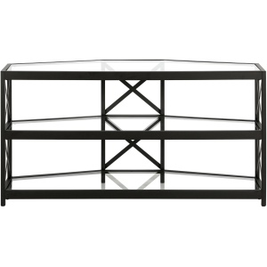 Dion TV Stand with Glass Shelves