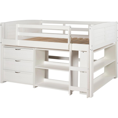 Donco Louver Low Loft Bed