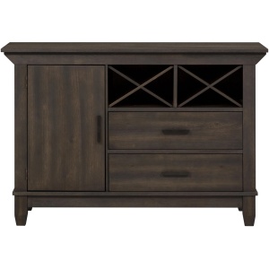 Double Bridge Sideboard w/ Wine Storage