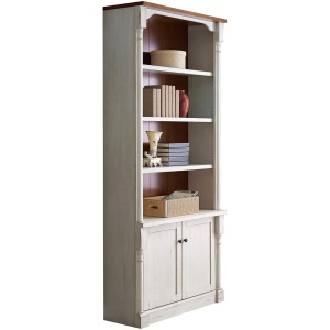 Durham 94" Bookcase with Doors