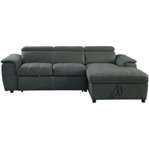 Elenor 2-pc. Sectional Sofa w/ Sleeper