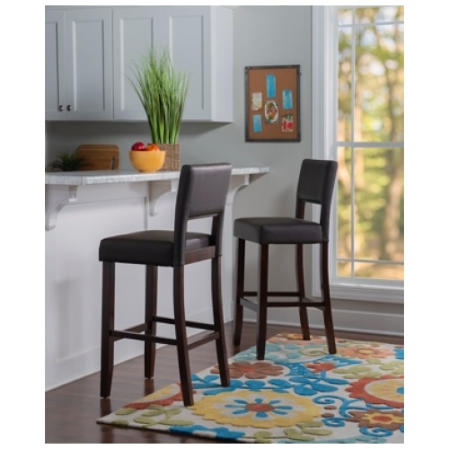 Emilion Vega Bar Stool, Espresso