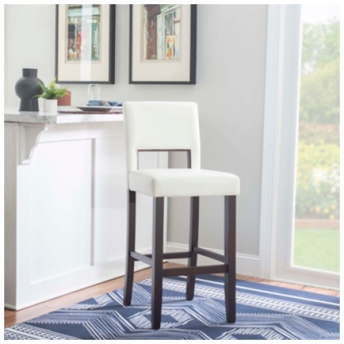 Emilion Vega Bar Stool, White