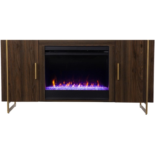 Everly Color Changing Fireplace Console