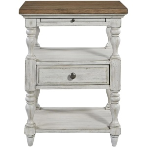 Farmhouse Reimagined Open Nightstand