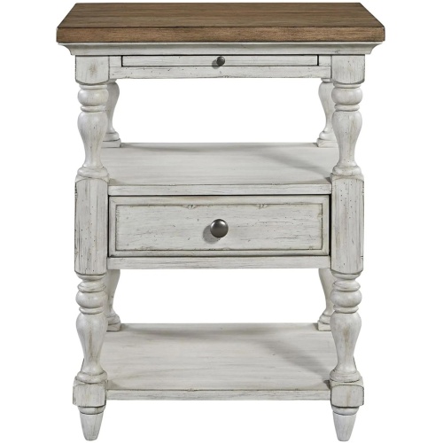 Farmhouse Reimagined Open Nightstand