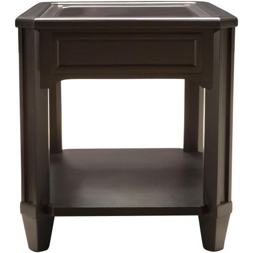 Farrington Rectangular Glass End Table