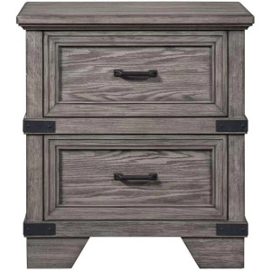 Forge 2-Drawer Bedroom Nightstand