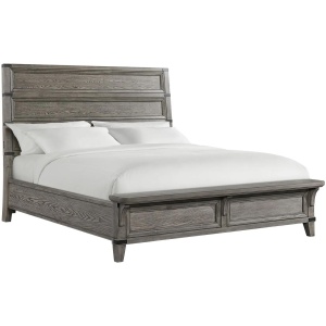 Forge California King Panel Bed w/ Footboard Bench