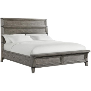 Forge King Panel Bed w/ Footboard Bench