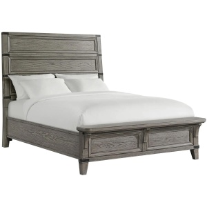 Forge Queen Panel Bed w/ Footboard Bench