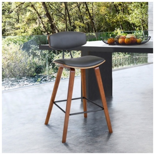 Fox Counter Height Bar Stool, Gray