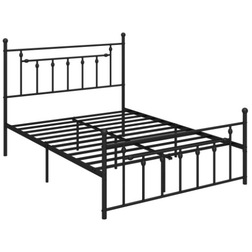 Full/Queen/Twin Size Heavy-duty Metal Bed Frame with Headboard-Queen Size