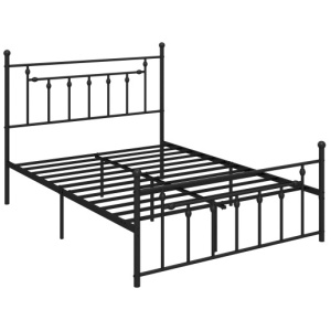 Full/Queen/Twin Size Heavy-duty Metal Bed Frame with Headboard-Queen Size