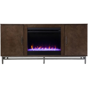 Georgia Color Changing Fireplace Console