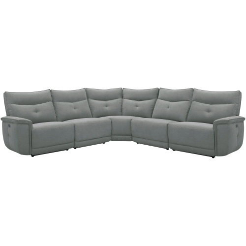 Graceland 5-pc. Sectional Sofa w/Power Headrests