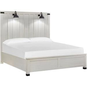 Harper Springs Panel Bed with Lighting