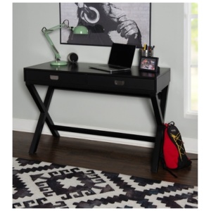 Heather Writing Desk, Black