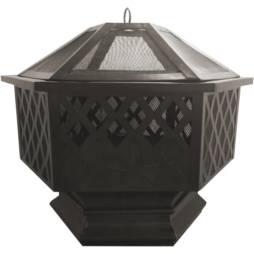 Hexagon Wood-Burning Fire Pit