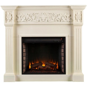 Holt Calvert Carved Electric Fireplace