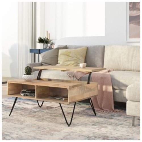 Hunter Coffee Table with Lift Top, Natural