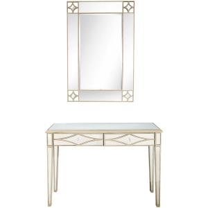 Huxley Wall Mirror and Console Table