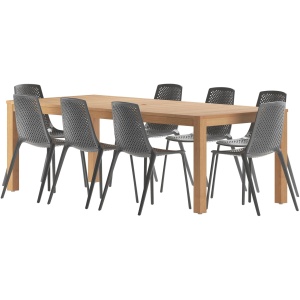 Iggy 9-pc. Rectangular Patio Dining Table Set