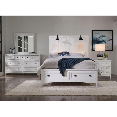 Ivy Ridge 4-pc. Platform Storage Bedroom Set w/ Lamp Headboard