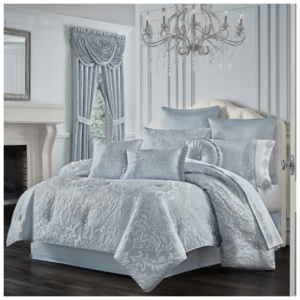 J. Queen New York Malita California King Comforter Set, Powder Blue