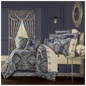 J. Queen New York Middlebury 4-Piece California King Comforter Set, Indigo