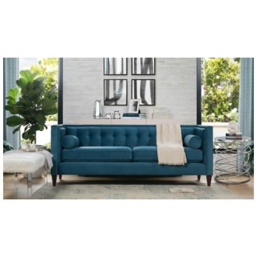 Jennifer Taylor home Jack Sofa, Teal Blue