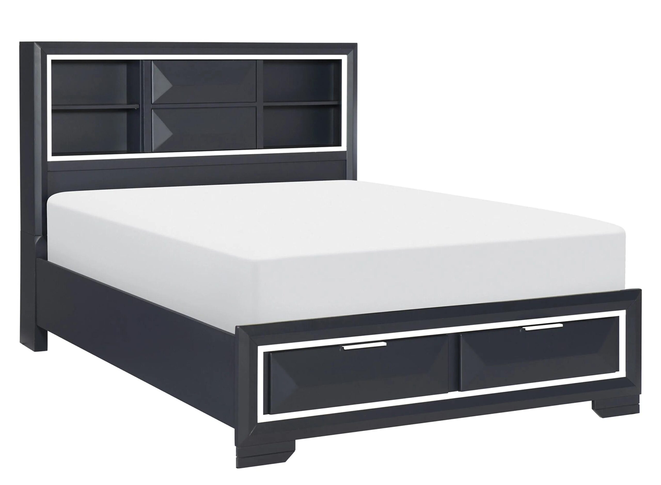 Jocelyn Platform Storage Bed