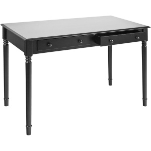 Jones Black 2 Drawer Writing Desk