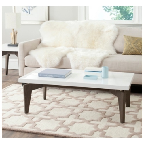 Josef Floating Top Coffee Table, White