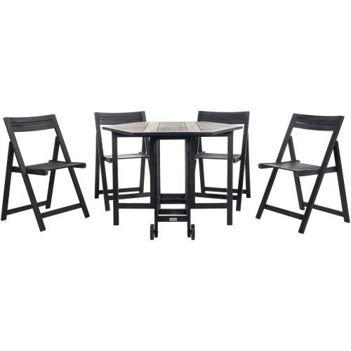 Julyvia Outdoor Table And 4 Chairs