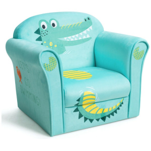 Kids Crocodile Armrest Upholstered Couch