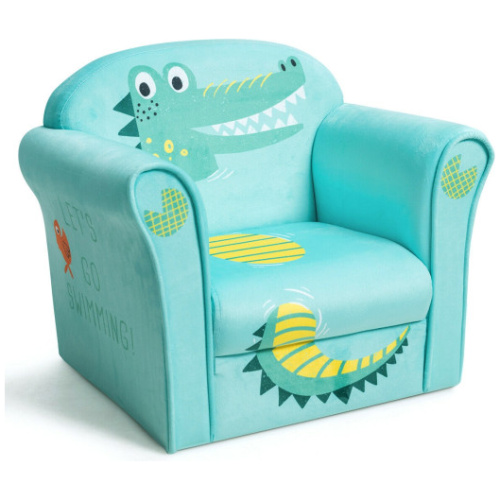 Kids Crocodile Armrest Upholstered Couch