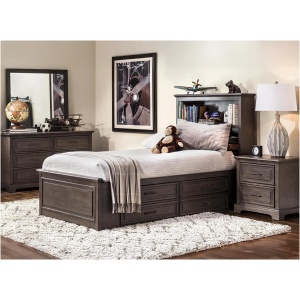 Kieran 4-pc. Bedroom Set with 2-Side Storage