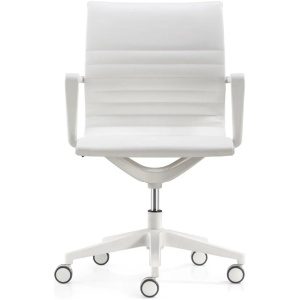 Kinetic White Frame Office Chair