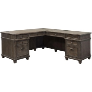 Lexicon L-Shaped Executive Desk