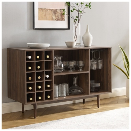 Liam Wine Storage Sideboard, Walnut